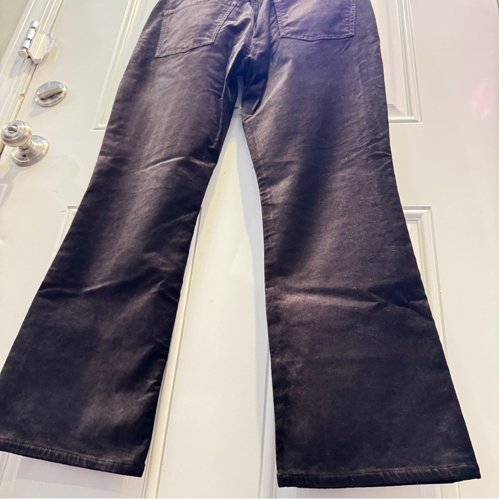 Citizens Of Humanity Isola Corduroy Boot Cut Plush Velvet Black Brown $248.00 - Picture 11 of 11
